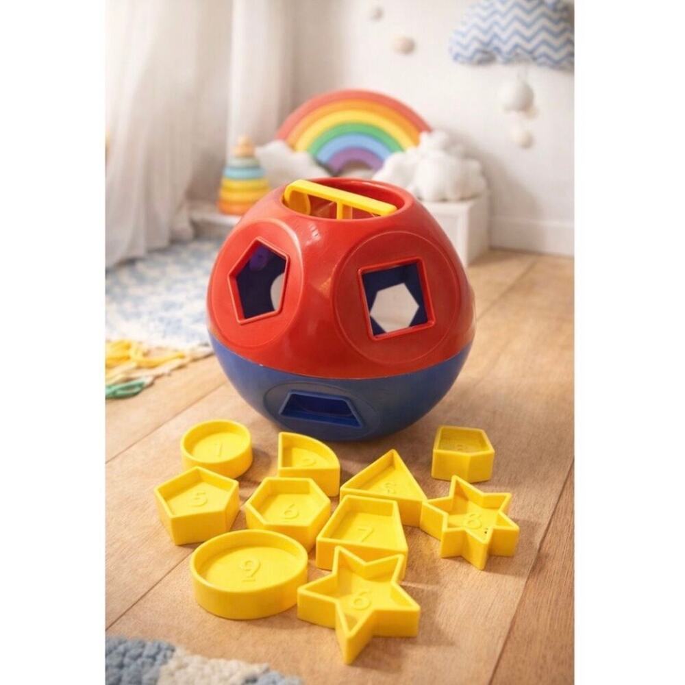 VINTAGE -RARE- TUPPERWARE TUPPERTOY SHAPE O TOY SORTER